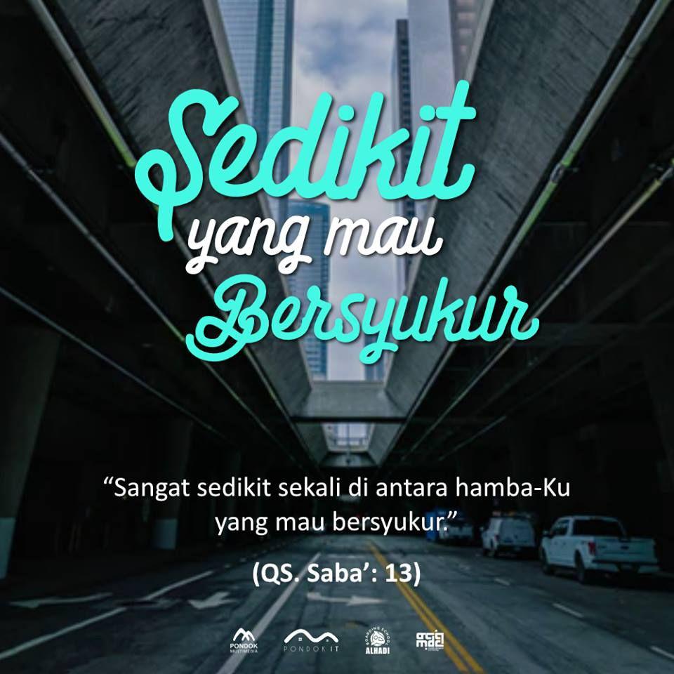 Sedikit Yang Mau Bersyukur