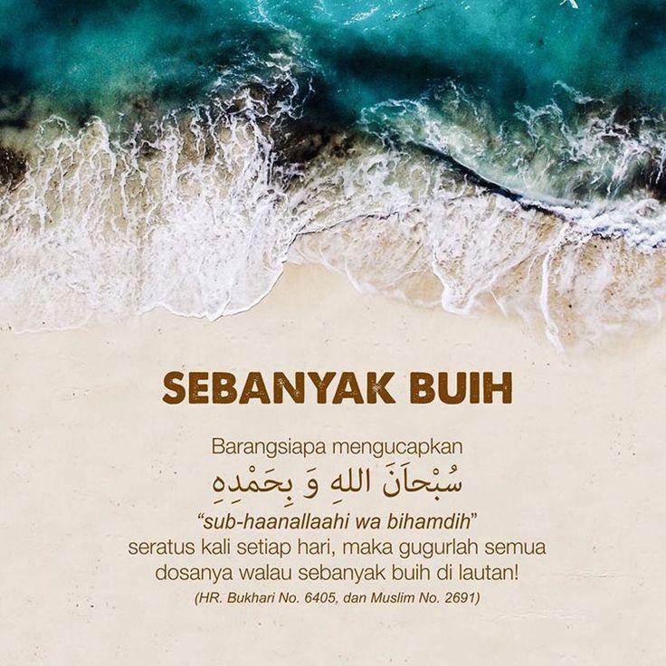 Gugurkan Dosa Seperti Buih Di Lautan Seperti Ini
