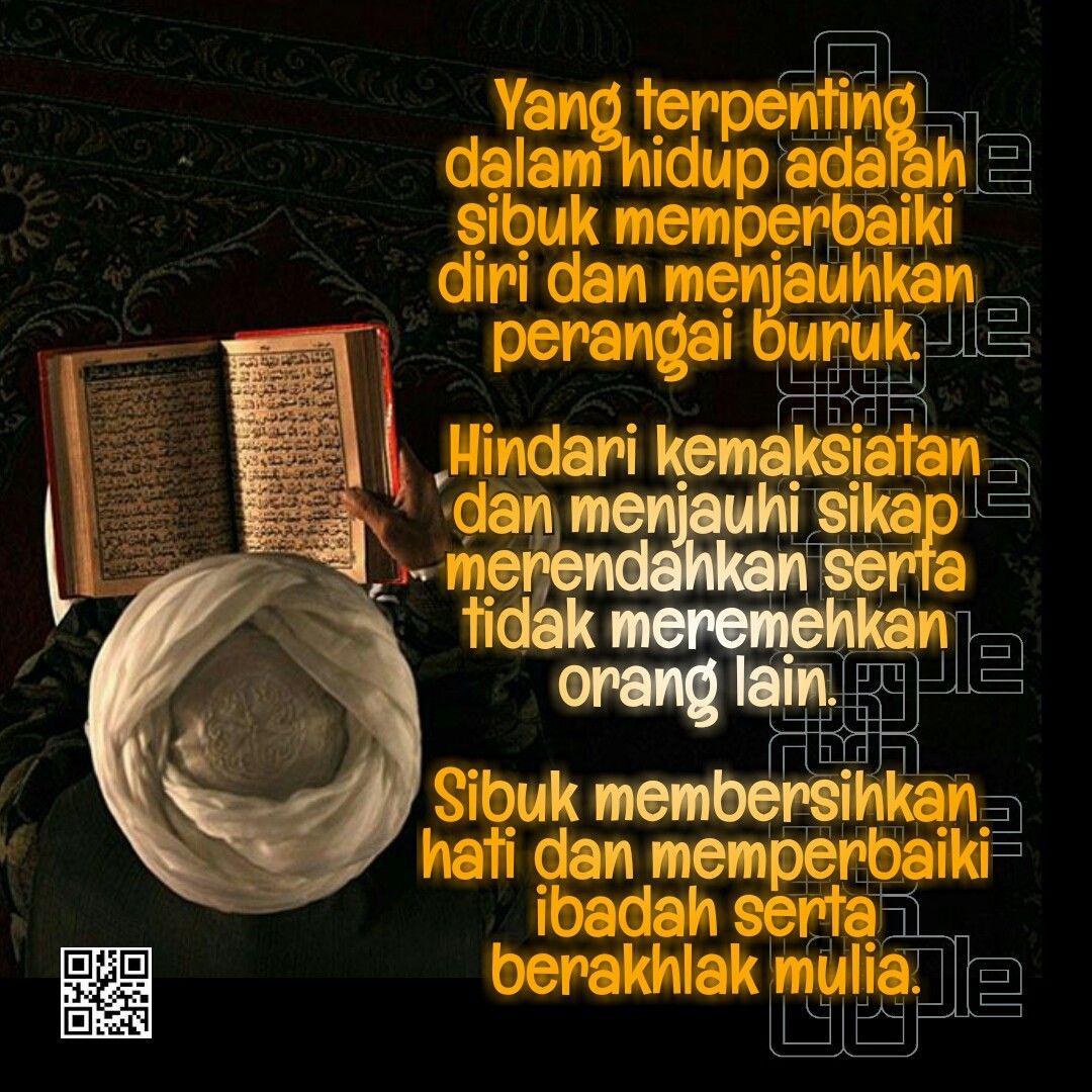 Sibuklah Memperbaiki Diri Sendiri