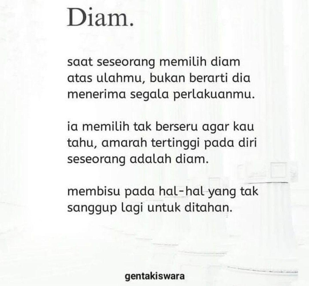 Memilih Diam