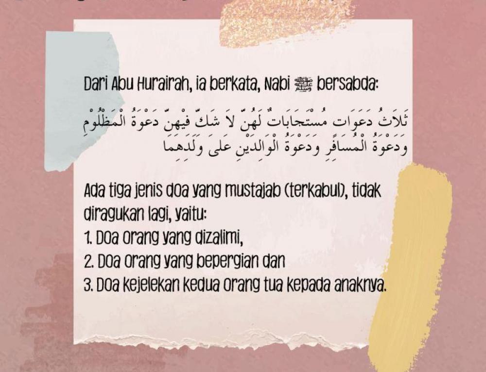 3 Doa Yang Mustajab