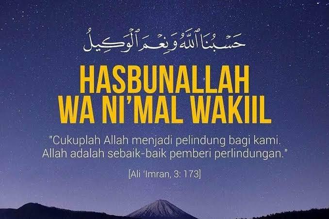 Cukuplah Allah Sebagai Penjamin