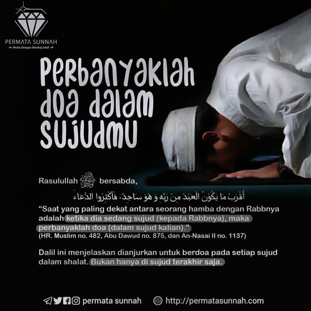 Anjuran Perbanyak Doa Dalam Setiap Sujud