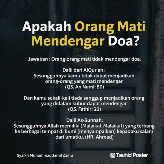 Apakah Orang Mati Mendengar Doa