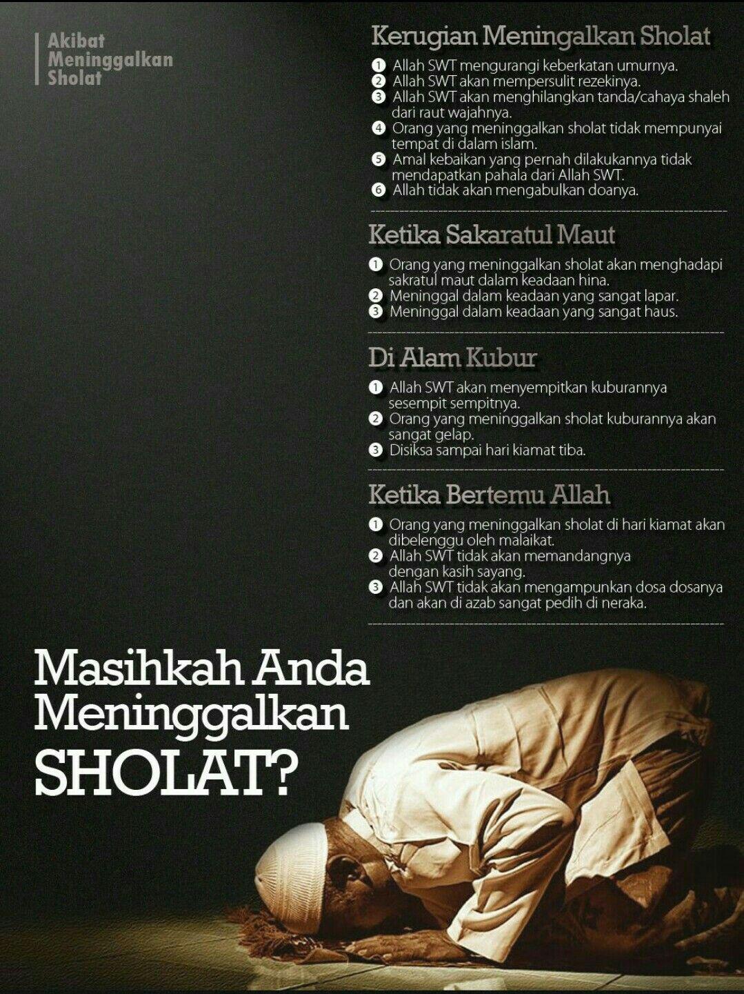 Akibat Meninggalkan Sholat