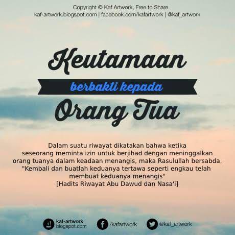 Keutamaan Berbakti Kepada Orang Tua