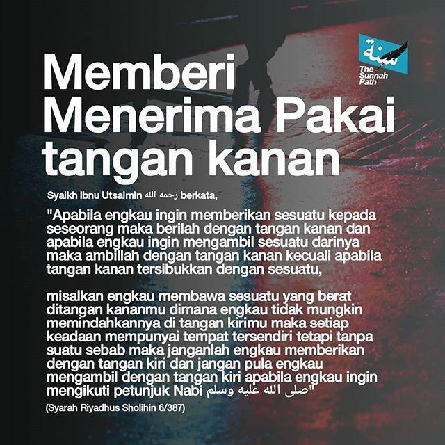 From Him For Us Tangan Kanan Memberi Sorokkan Tangan Kiri