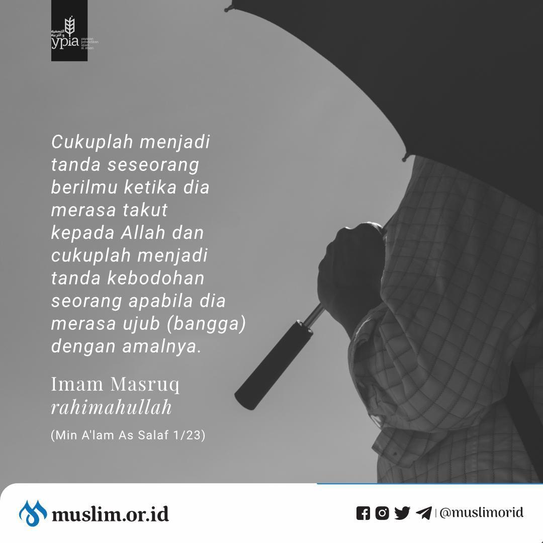 Tanda Orang Berilmu Takut Kepada Allah