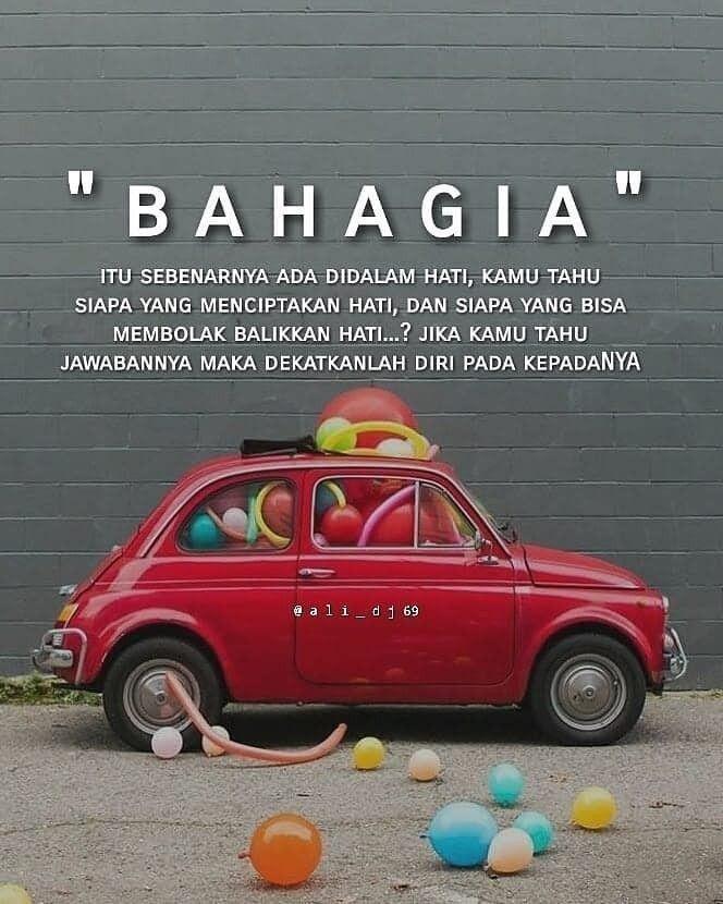 Bahagia Sebenarnya Ada Di Dalam Hati